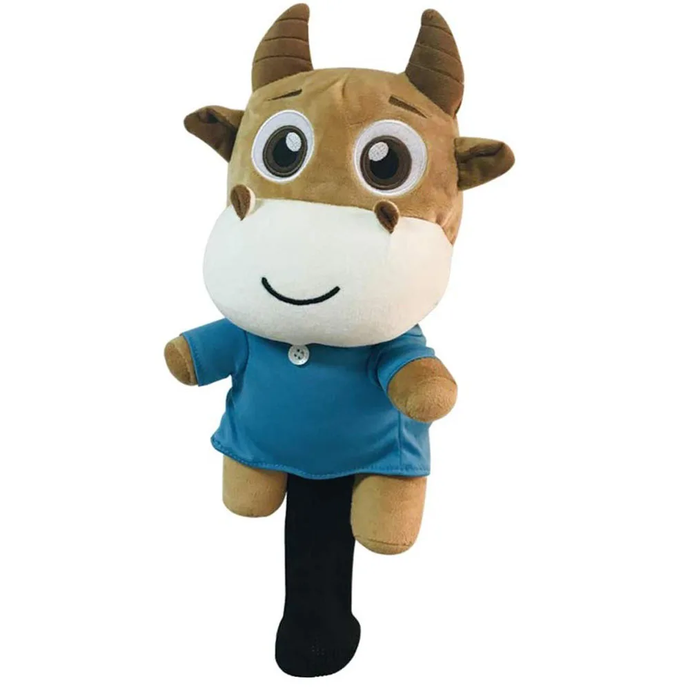 

Golf Driver Wood Head Cover 460cc Novelty Animal Cow Shape Headcover