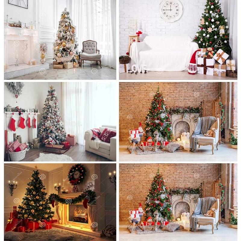 

SHENGYONGBAO Vinyl Custom Christmas Day Photography Backdrops Prop Christmas Festival Theme Photo Studio Background 202097SD-01