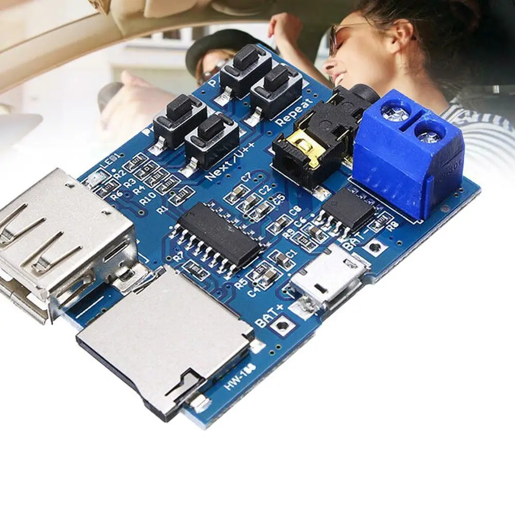 Бесплатная доставка TF карта u диск MP3 Плата декодера с форматом Расшифровка