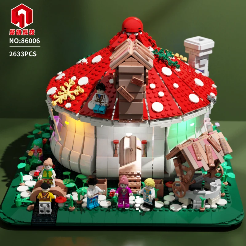 

Creator City Street View Creative Architecture Glass Tree House Forest Villa Model Building Block Bricks birthday Toys Kids Gift