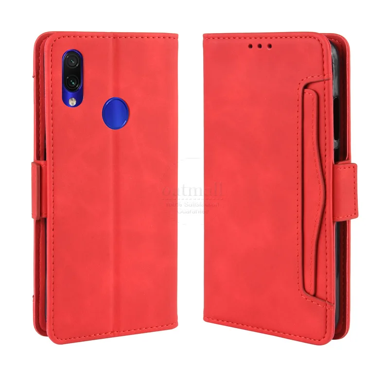 Чехол-Кошелек для Xiaomi Redmi 7, Магнитный чехол-книжка для Redmi Note 7, роскошный кожаный чехол для мобильного телефона