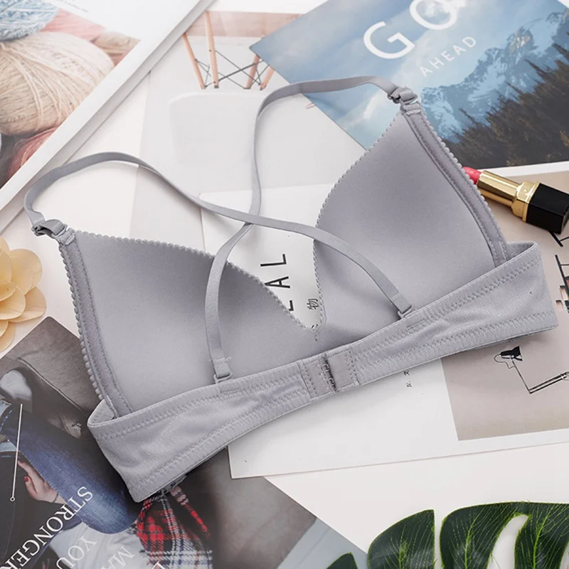 Женский красивый бюстгальтер Сзади беспроводной бесшовный сексуальное мягкое