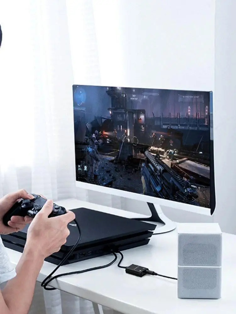 USB звуковая карта внешний настольный компьютер ноутбук для PS4 аудио адаптер