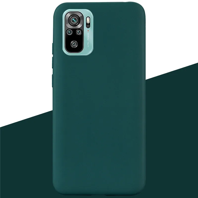 For Xiaomi Redmi Note 10 Pro Case Soft Silicone Redmi Note 10 Back Cover Phone Case for Redmi Note 10 Pro Case Coque Funda Shell