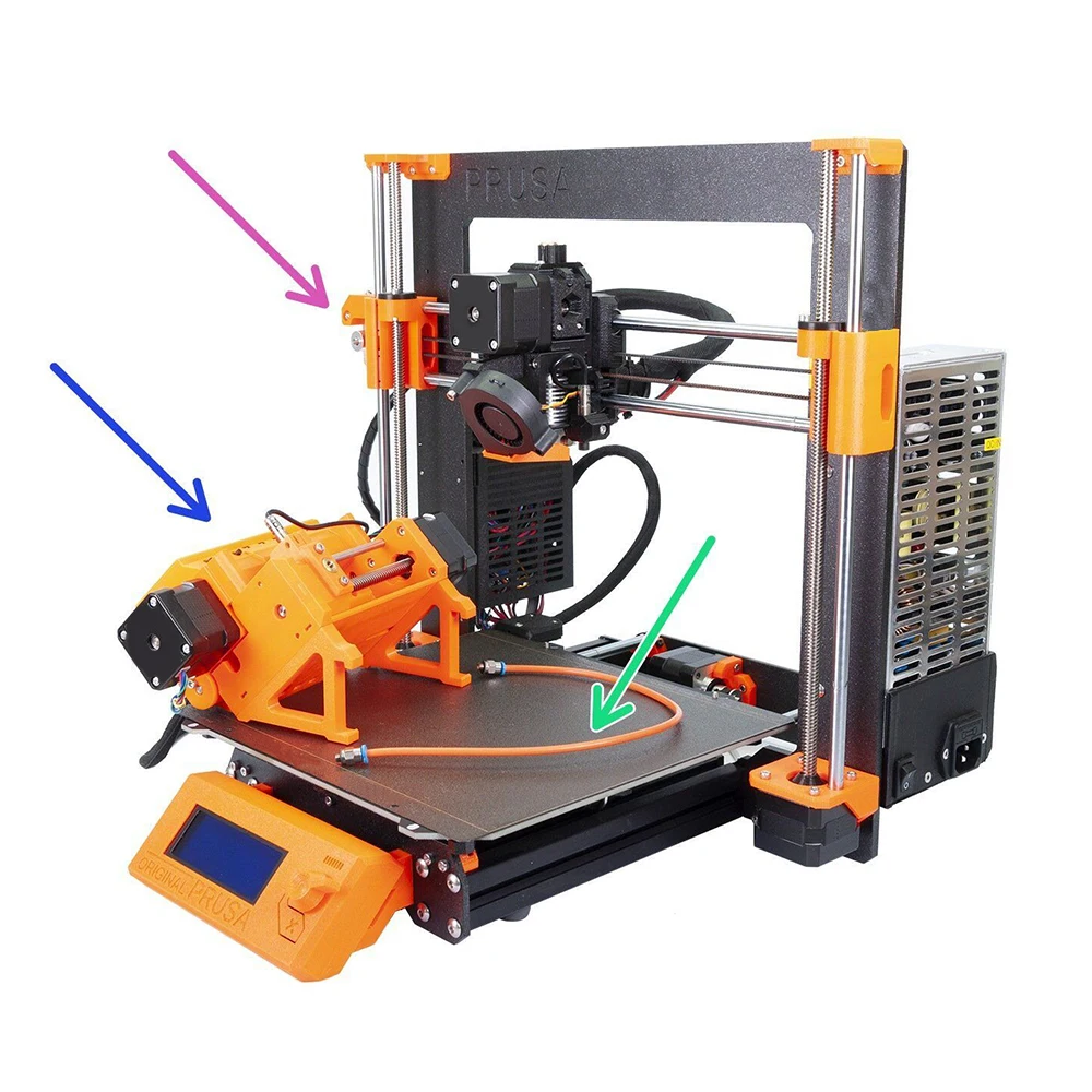 Полный комплект для копирования Prusa i3 MK2.5S MK3S MMU2S (без деталей принтера) MK2.5S/MK3S