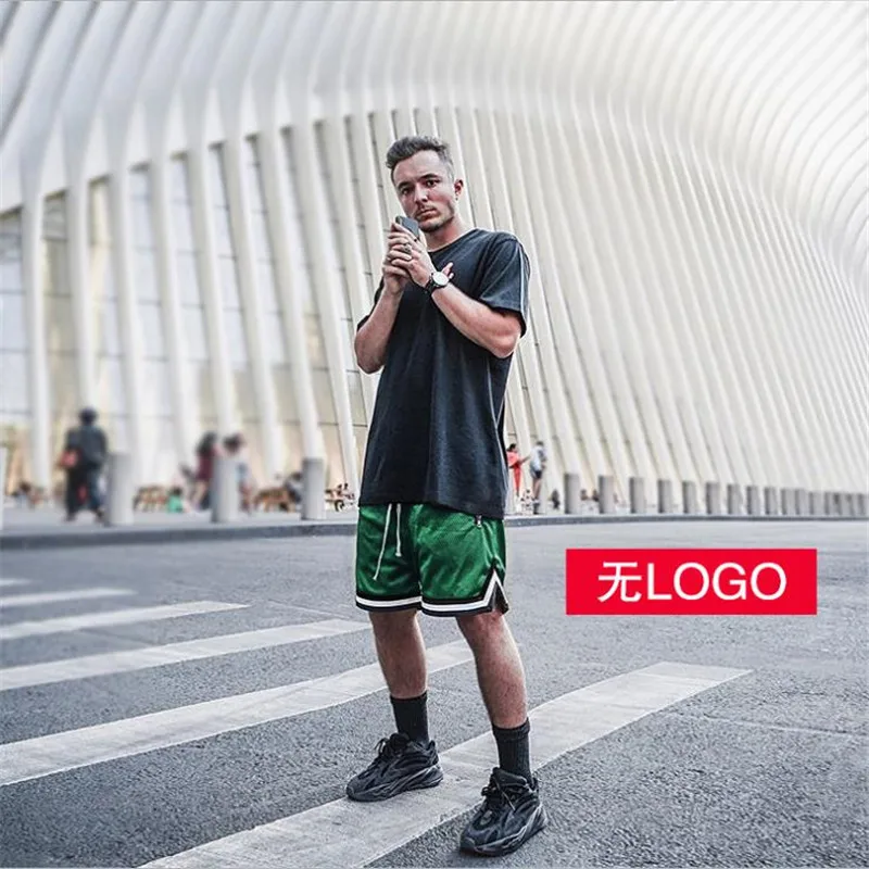 Summer new sports shorts male muscle brother thin mesh running breathable fitness pants five minutes | Мужская одежда