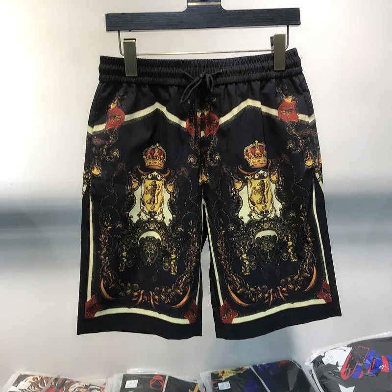

High-quality handsome men's designer brand beach shorts men's stretch sports comfortable fashion shorts