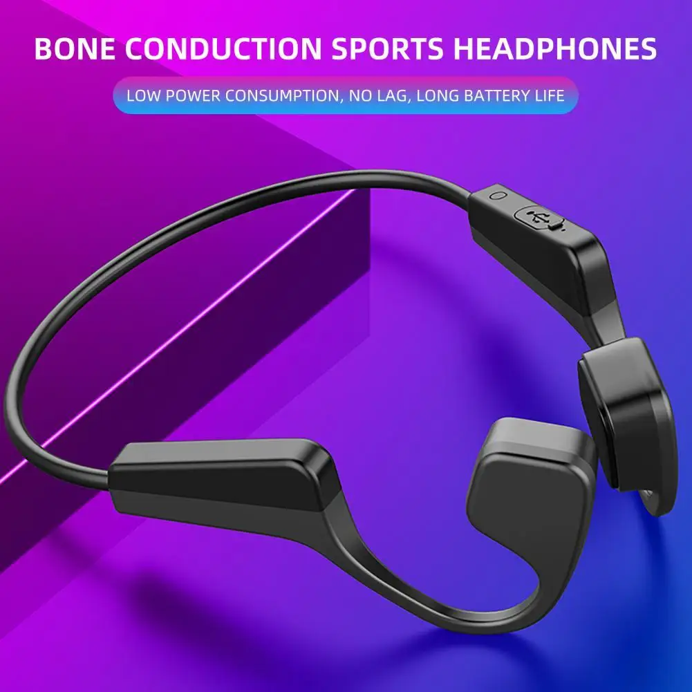 

V11 Bone Conduction Earphone High Fidelity Lossless Waterproof Bluetooth-compatible5.0 Comfortable Earbud for Driving