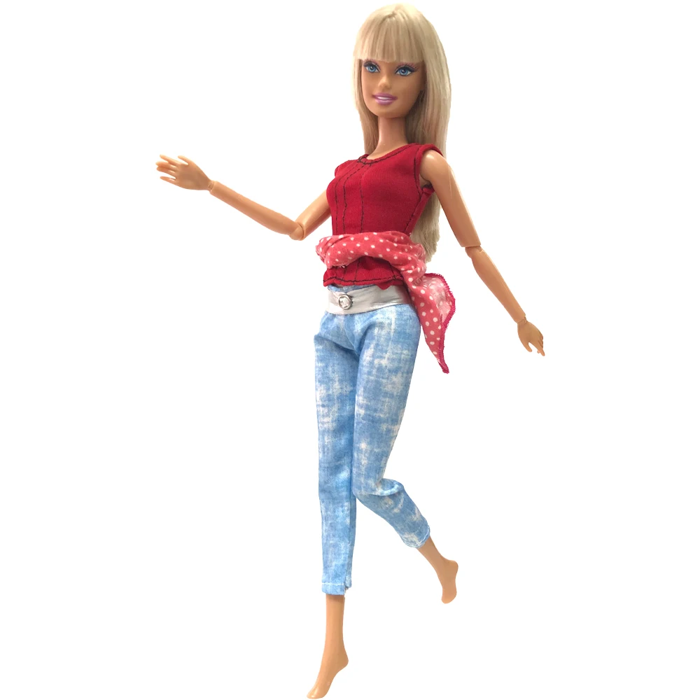 NK 1 комплект платье жилет куртка модные джинсы повседневная спортивная одежда