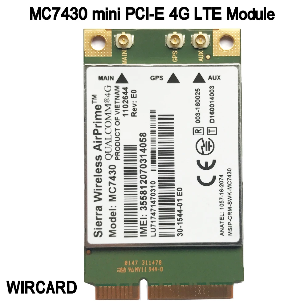 Модуль MC7430 LTE 4G карта памяти USB 3 0 интерфейс MBIM поддержка Wi Fi GNSS WWAN CAT6 HSPA 4G|3G модемы| |