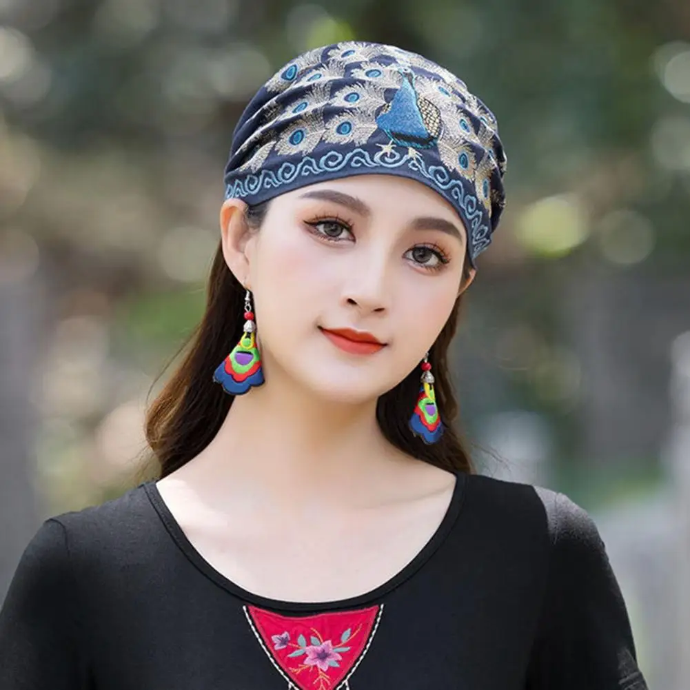 Casual Women Cap All Match Female Elegant Brimless Headband Turnban Hat |