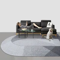 Unique bridge shaped post-modern area rug, Nordic big size bedside carpet,  gray decoration office carpet ,ground mat