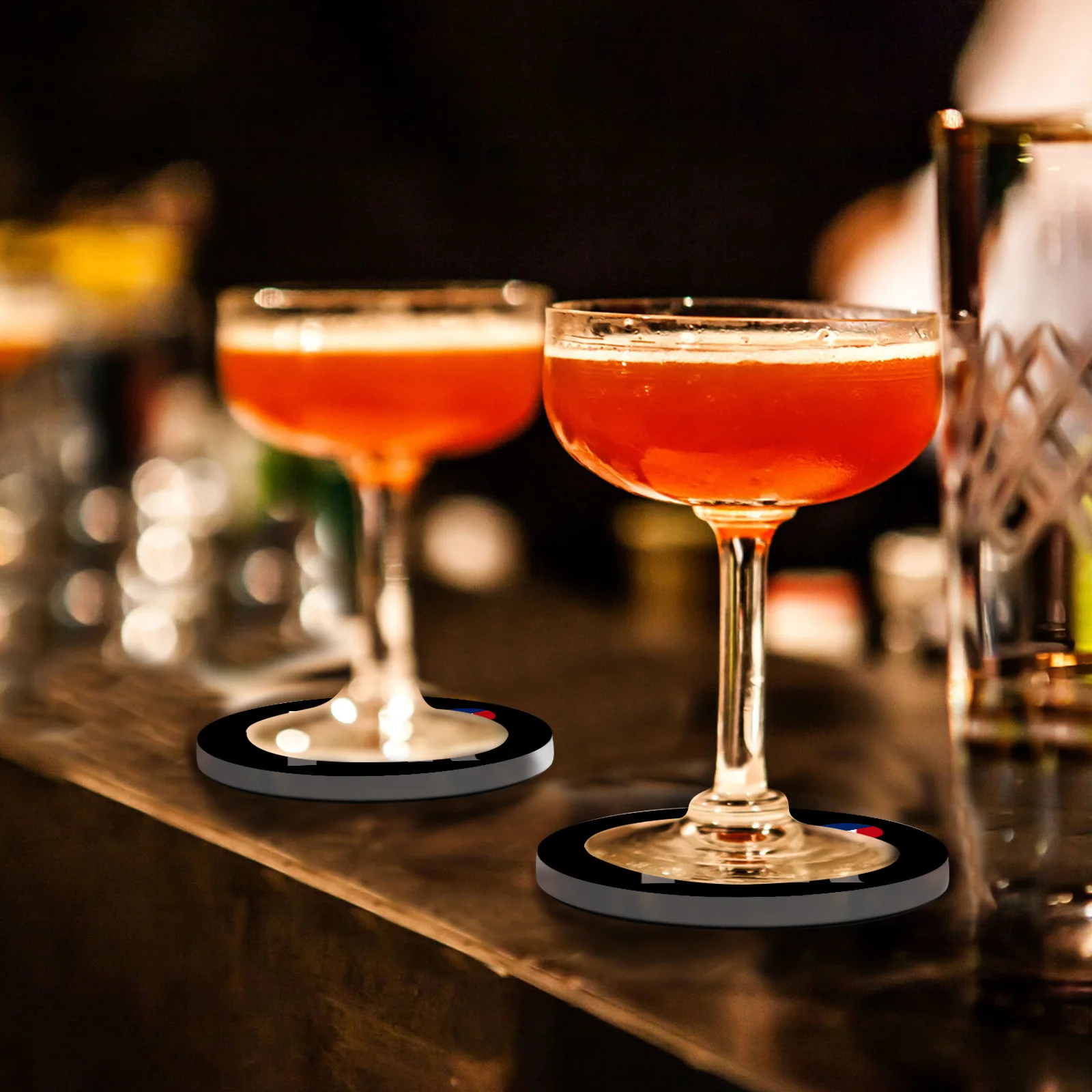 

Puerto Rico Love Simplicity Coasters Coffee Table Decor Kitchen Accessories Ceramic Coaster Dinning Table Decoration Placemats