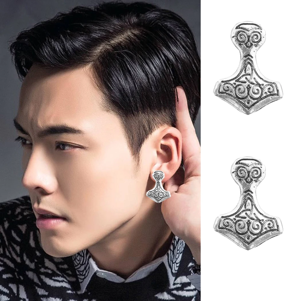 Серьги из руны викингов Тора славянская звезда Коловрат Россия Скандинавия