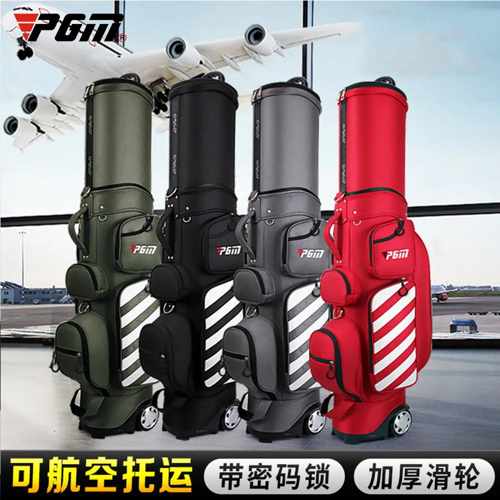 Golf Bag High Capacity Standard Bag With Pulley Air Bag Multifunctional Telescopic Convenience Ball Bag Team Customized