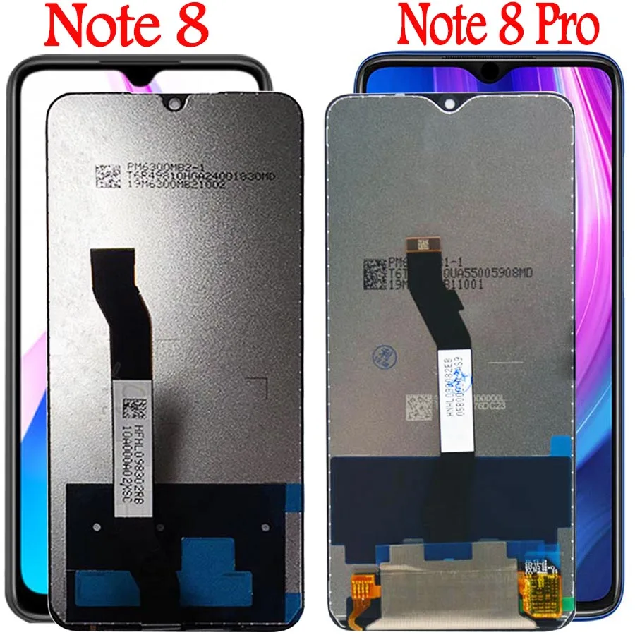 100% новый ЖК-дисплей для Xiaomi Redmi Note 8 Pro Note8 pro M1906G7I сменный сенсорный экран LCD M1908C3JH |