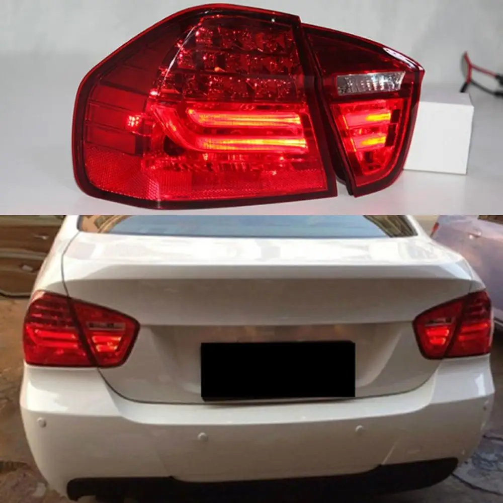 Для BMW 3 серии 320i 323i 325 330 335 E90 светодиодные полосы задние фонари задний фонарь 2005 до