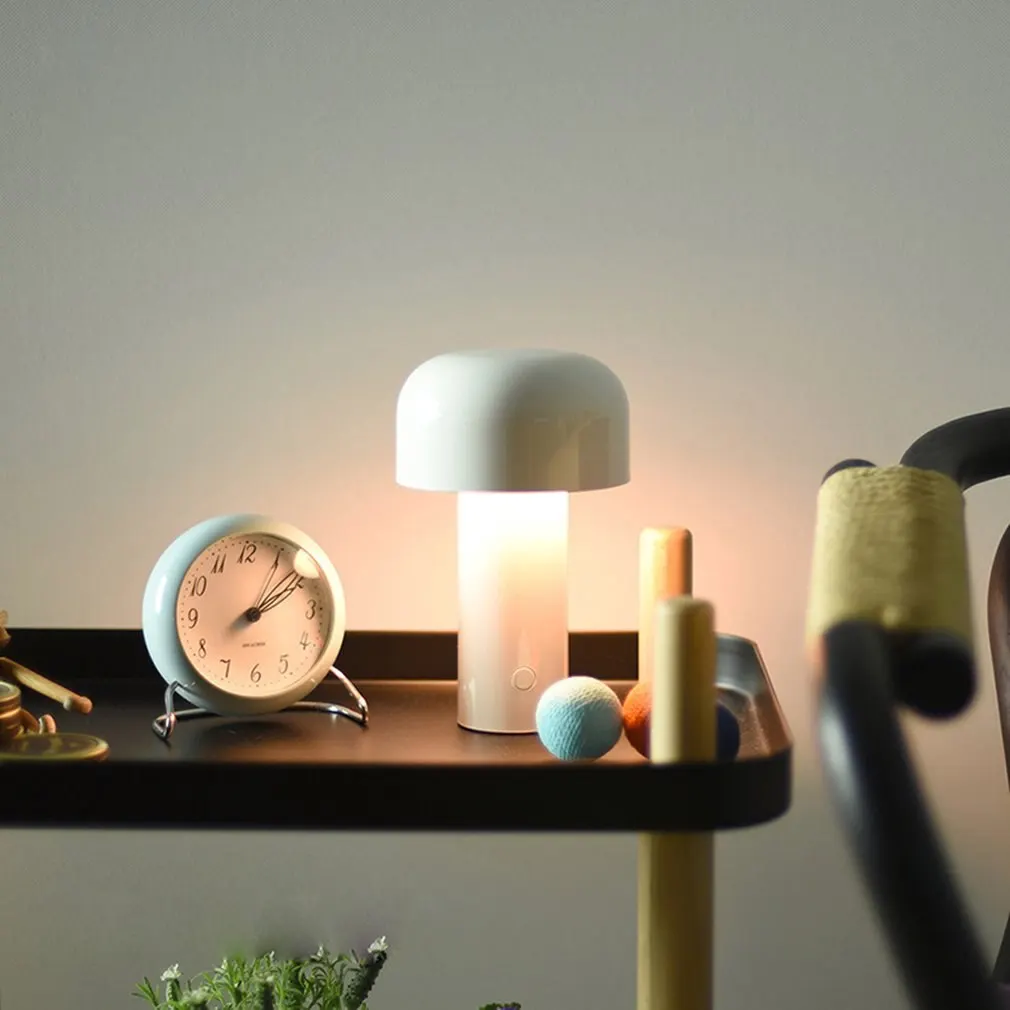

Round Hat Design Desk Lamp Table Lamp Bedside Decorative Desk Lamp For Bedroom Girls Guest Room Living Room easy to operate