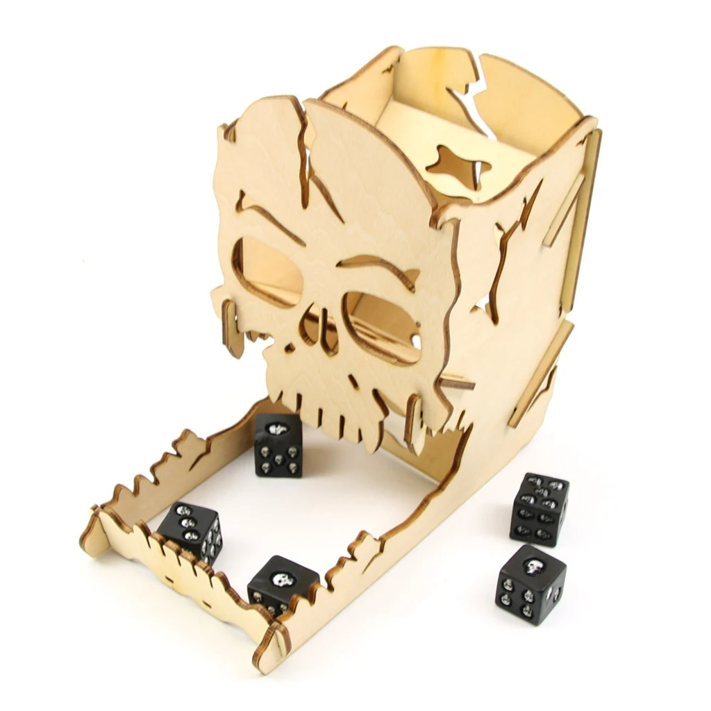 Башня для игральных костей & Tray игр в играх RPGs DND Модульный Деревянный