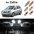 Комплект из 11 шт. Canbus Светодиодная лампа для освещения салона автомобиля для Opel Zafira B 2005-2014, светодиодные лампы, купольная карта, багажник, без ошибок