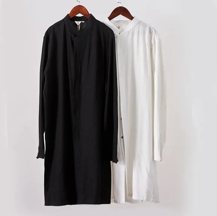 

New Spring Hot Fashion 2021 Brand Camisa Long Sleeve Shirt Men Korean Slim Casual cotton and linen shirts Male Dress M-XL