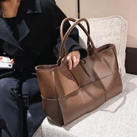 luxury brand large weave bag 2021 fashion new high quality pu leather women designer handbag big capacity shoulder bags