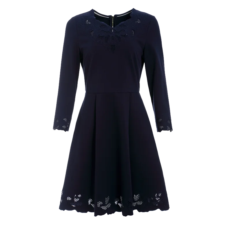 

OSY 2021 Spring New Embroidery High End Retro Women's Dress