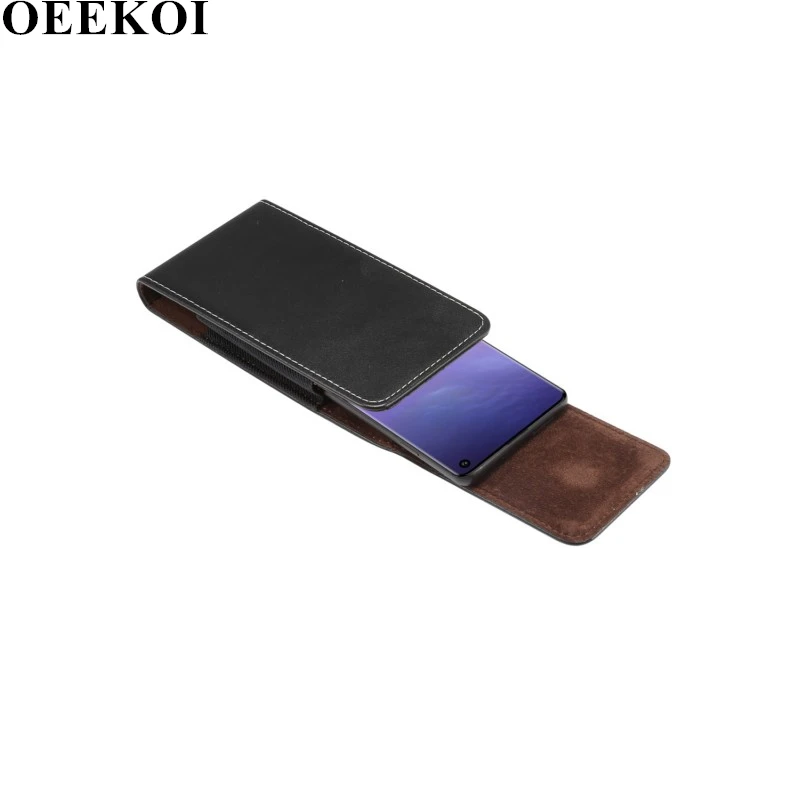 Чехол OEEKOI из искусственной овчины с зажимом для ремня Samsung Galaxy M21s/F41/S20 FE