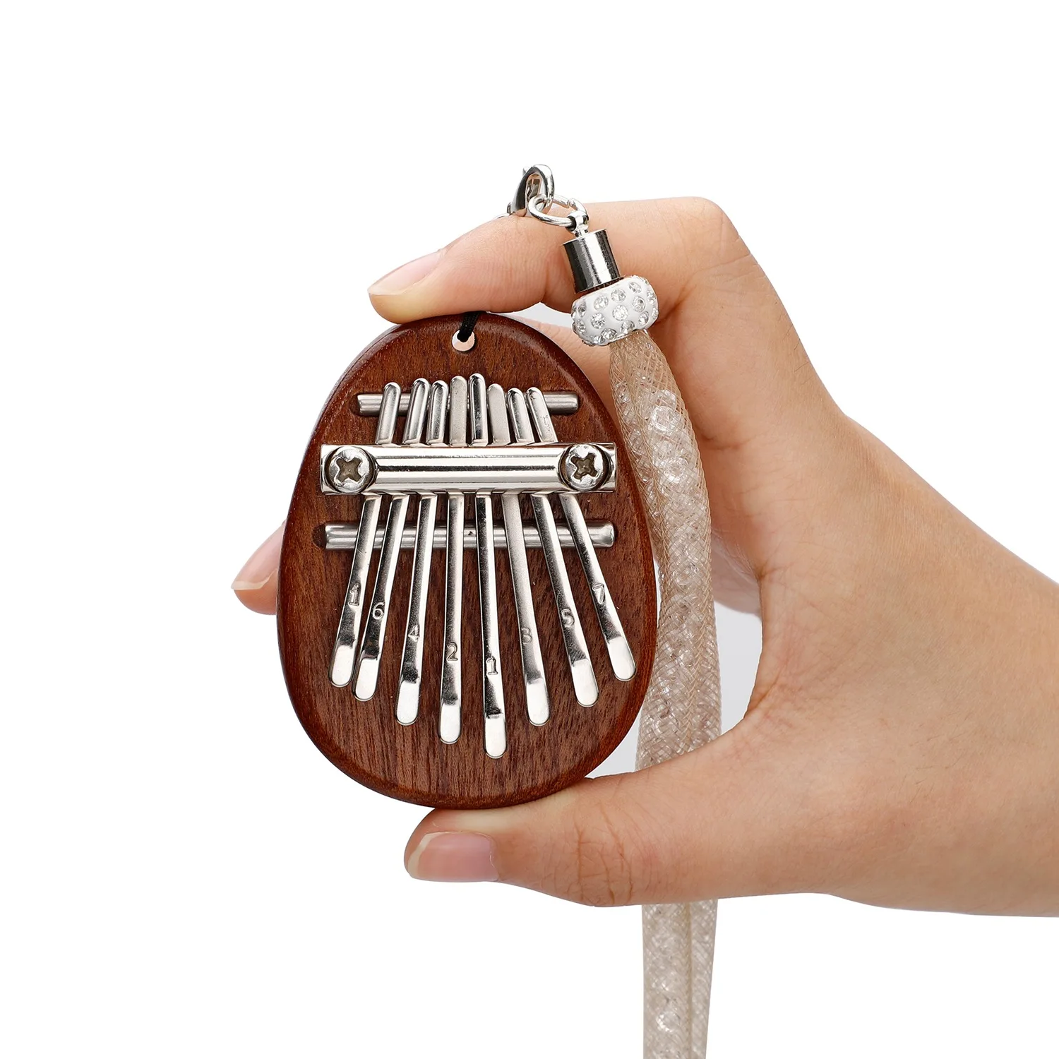 Mini Kalimba 8 Keys Thumb Piano Great Sound Finger Keyboard Musical Instrument Mbira Likembe Sanza | Спорт и развлечения