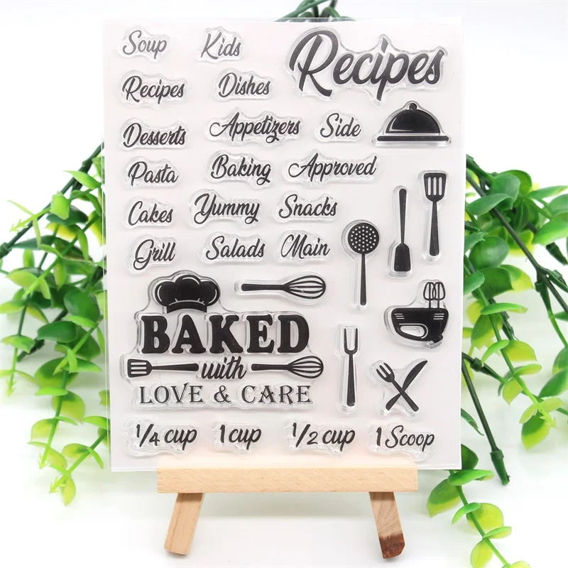 Прозрачные силиконовые штампы KSCRAFT для рукоделия скрапбукинга изготовления карт