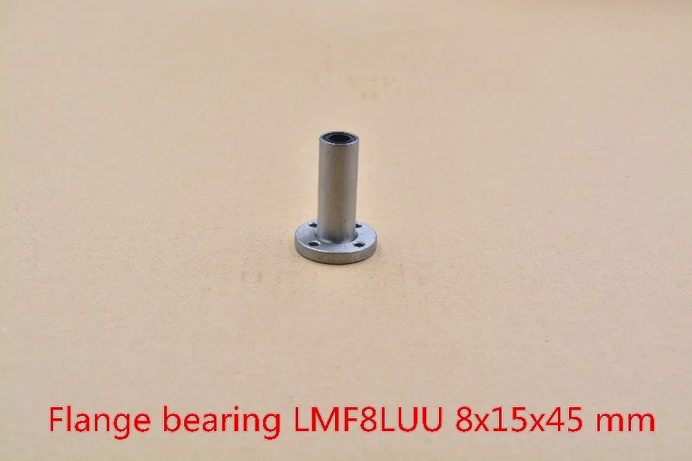 LMF8LUU 8 мм x 15 45 круглый фланец длинный линейный шариковый подшипник для стержень