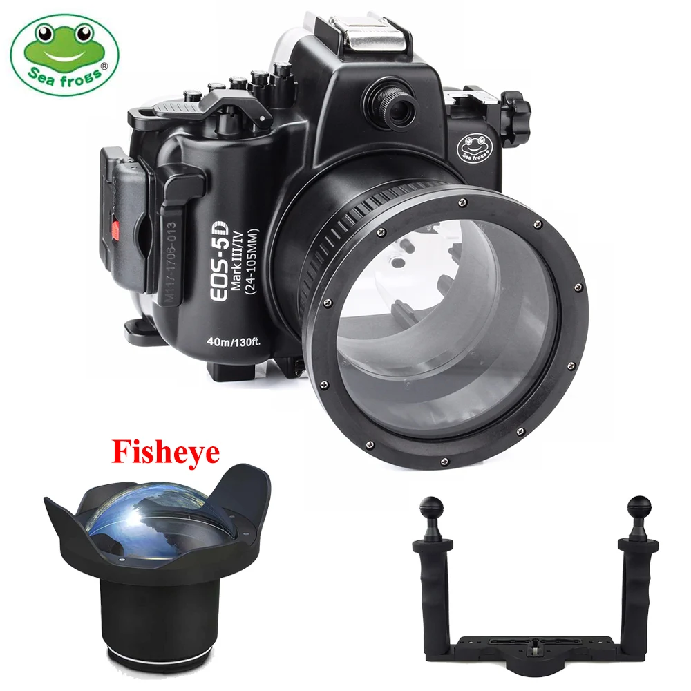 Подводный водонепроницаемый чехол для камеры Canon 5D Mark IV III 5D3 5D4 | Электроника