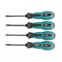 4 pcs screwdriver set screwdriver bits u fork type magnetic slotted screw driver cr v multi function hand tool set
