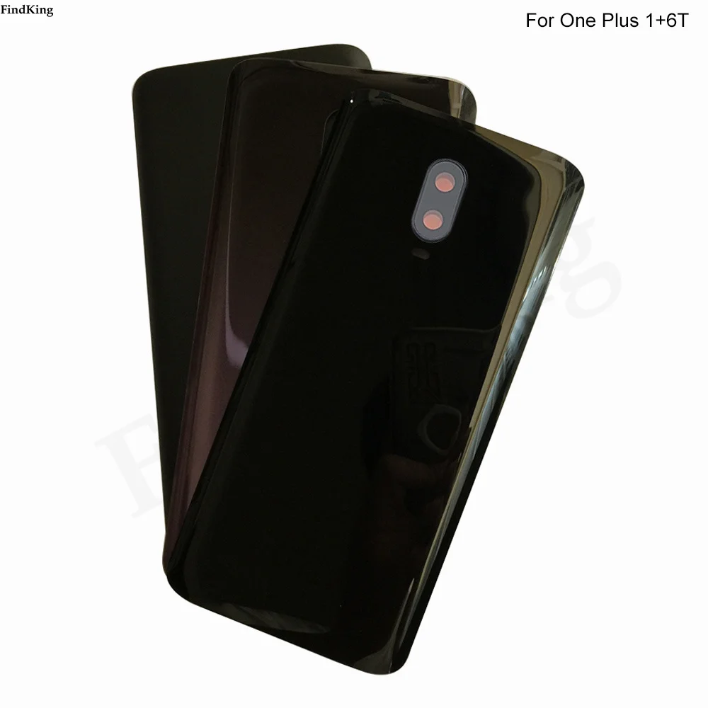 

Новая задняя крышка батарейного отсека для Oneplus 6T задняя крышка батарейного отсека для One Plus 6T 1 + 6T Задняя стеклянная крышка корпуса + объекти...