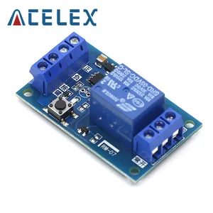 Релейный модуль с одной кнопкой Бонда, 5 В12 В24 В, модифицированный переключатель запуска и остановки автомобиля с самоблокировкой с одной кнопкой