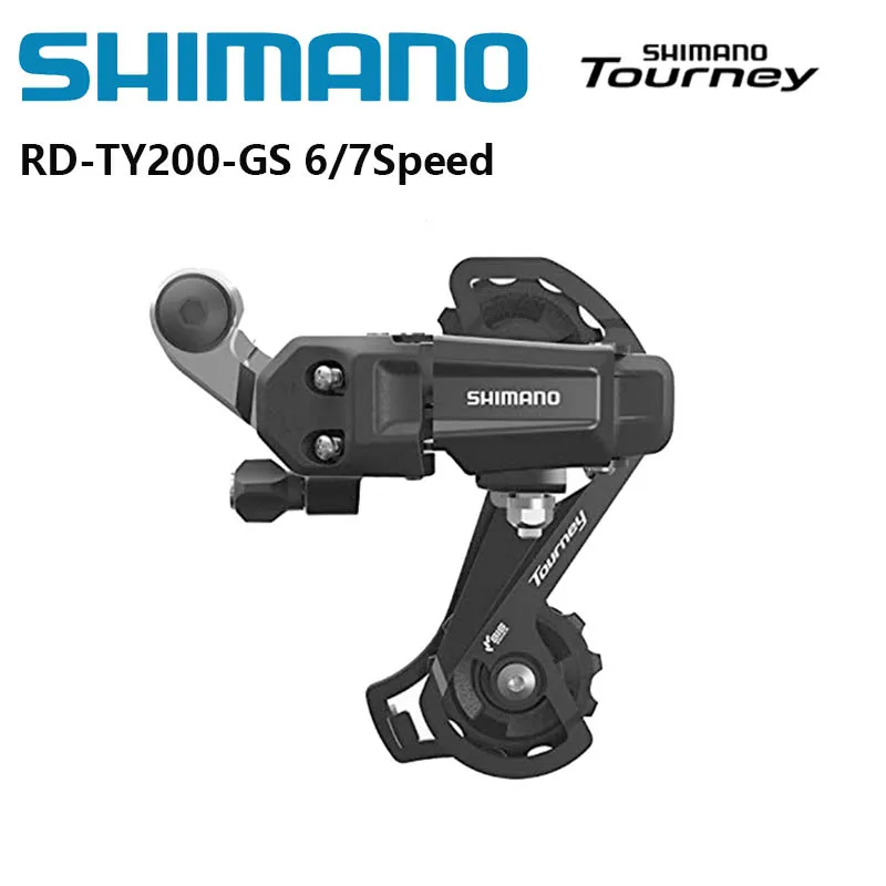 

Задний переключатель передач Shimano Tourney TY200 GS 6/7 задний переключатель скорости для горного велосипеда MTB Оригинальные велосипедные аксессуар...