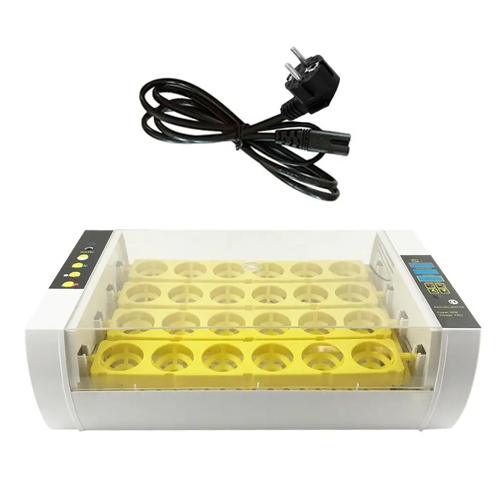 Небольшой автоматический инкубатор Брудер 24 штуки для цыплят и