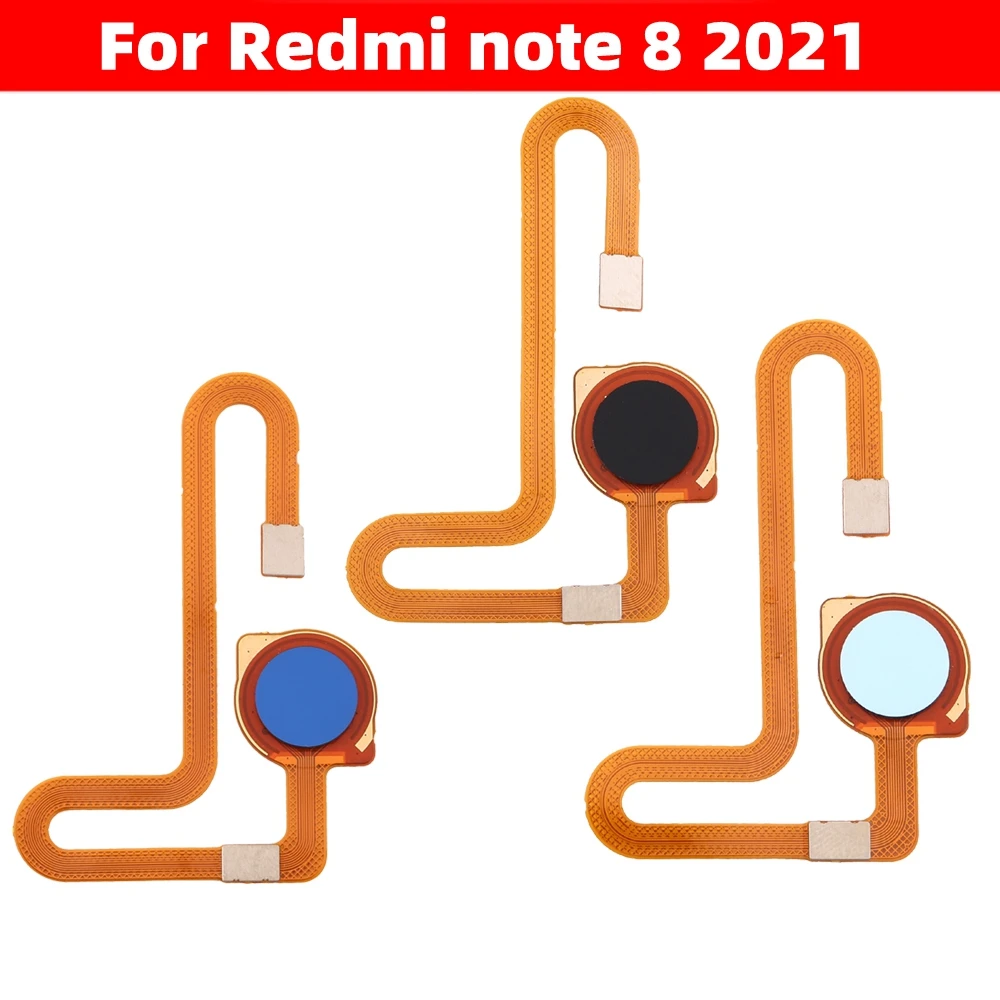 

For Xiaomi Redmi Note 8 2021 8 Pro Fingerprint Scanner Home Button Connection Flex Cable Ribbon Spare Parts
