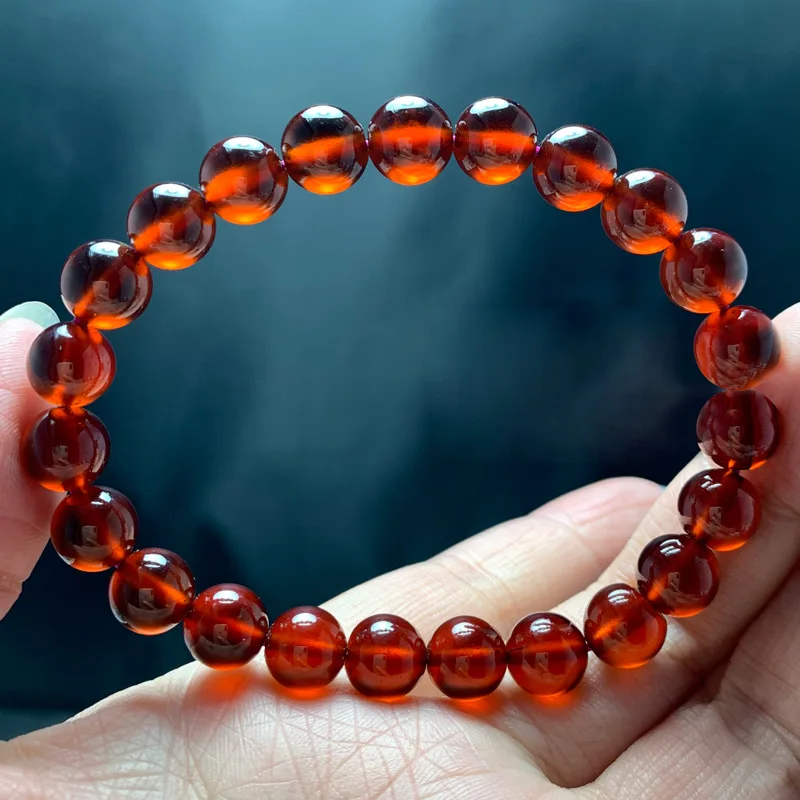 

Natural Brazil Permeation Orange Red Garnet Bracelet Woman Fund Single Circle More Circle Hand String Crystal Woman Crystal