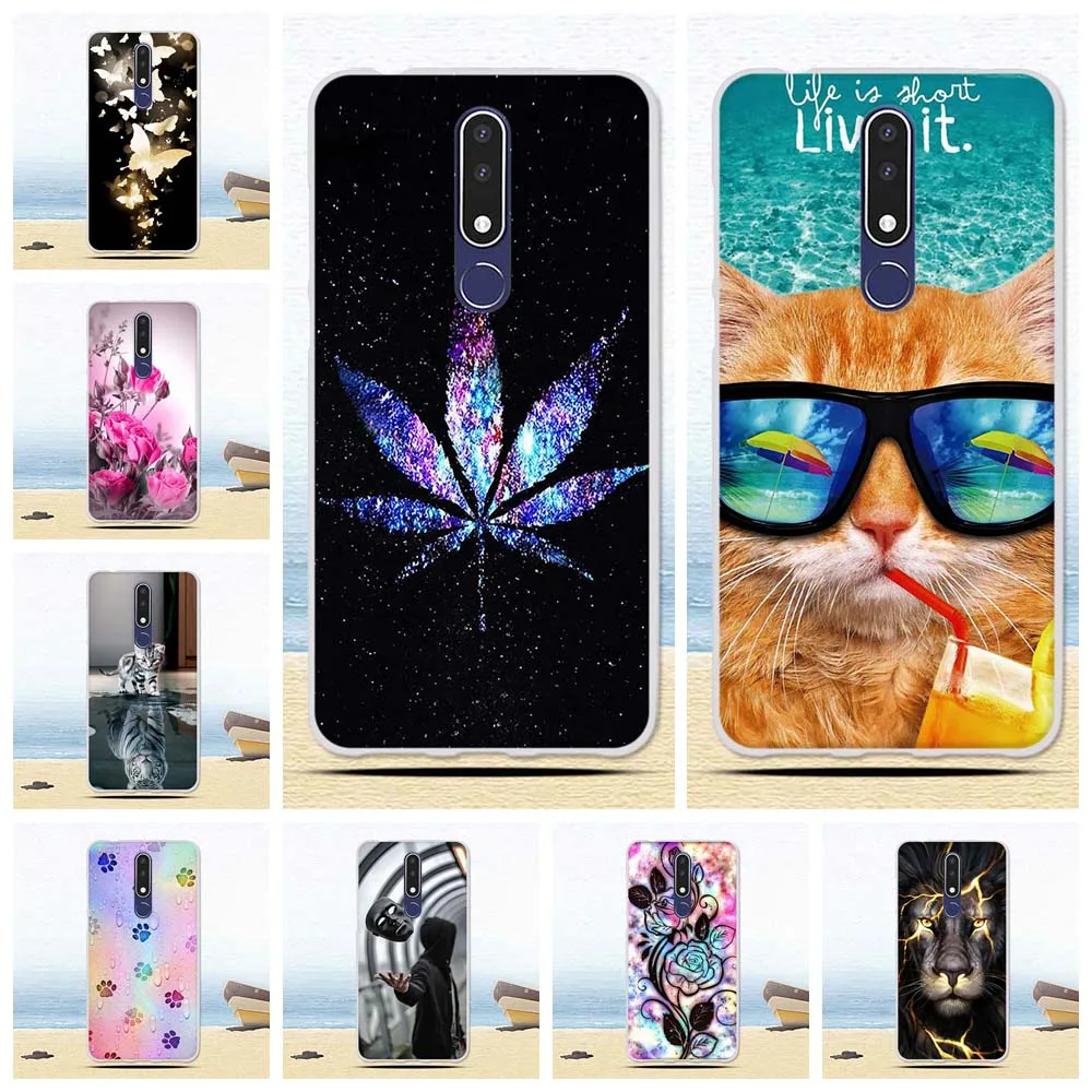 Чехол для Funda Nokia 1 Plus мягкий силиконовый чехол из ТПУ и защитный 106 2018 Hoesje |