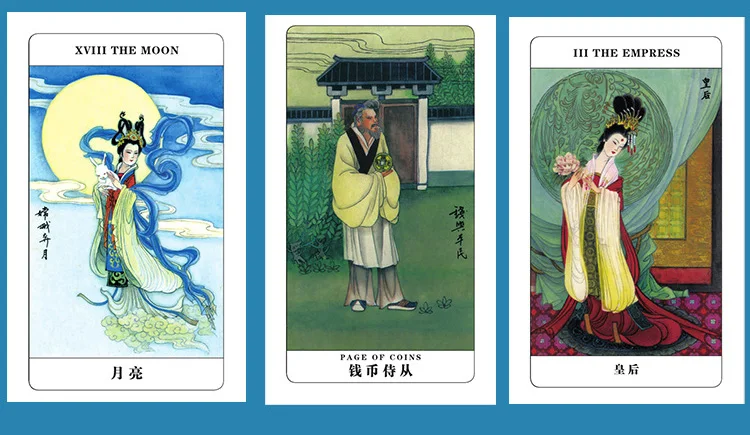 4 стиля китайские/японские карты Таро таинственная дивинация персональные