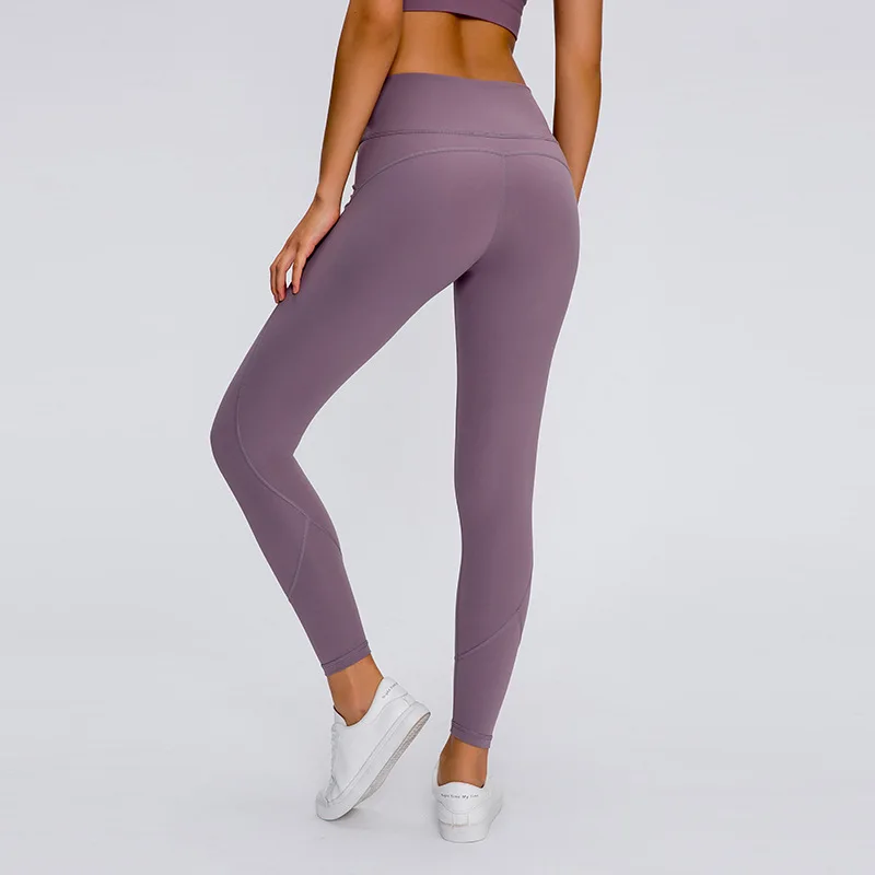 

Super Soft Naked Feeling High Waist Tight Yoga Pants Women Pattern Gym Sport Leggings Squat Proof Fitness Legging