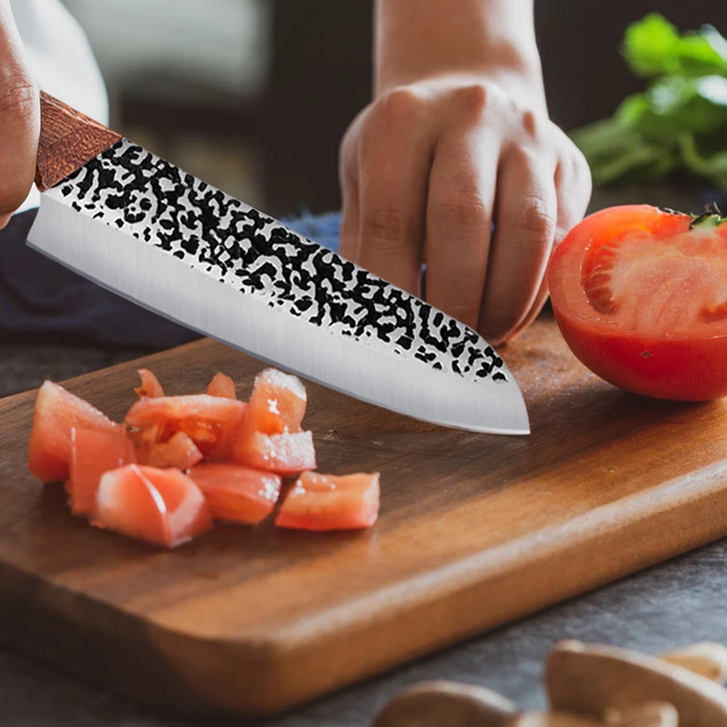 Набор кухонных ножей нож для резки мяса кованый из нержавеющей стали фруктов