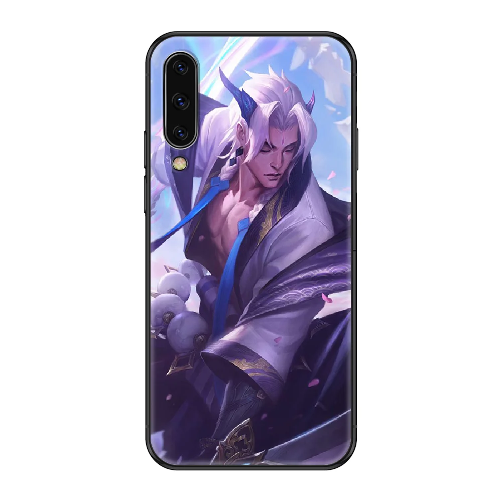 

Game League of Legends Phone case For Samsung Galaxy A 3 5 8 9 10 20 30 40 50 70 E S Plus 2016 2017 2018 2019 black painting