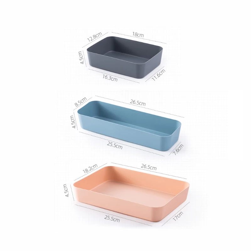 Makeup Organizer Box Plastic Cosmetics Storage Drawers For Tableware Desktop Kitchen | Дом и сад