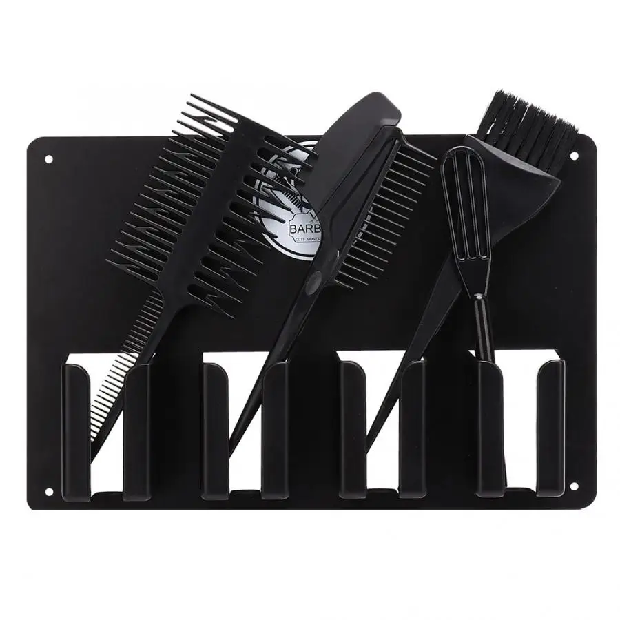 2 шт. настенная Парикмахерская Машинка для стрижки волос стойка хранения