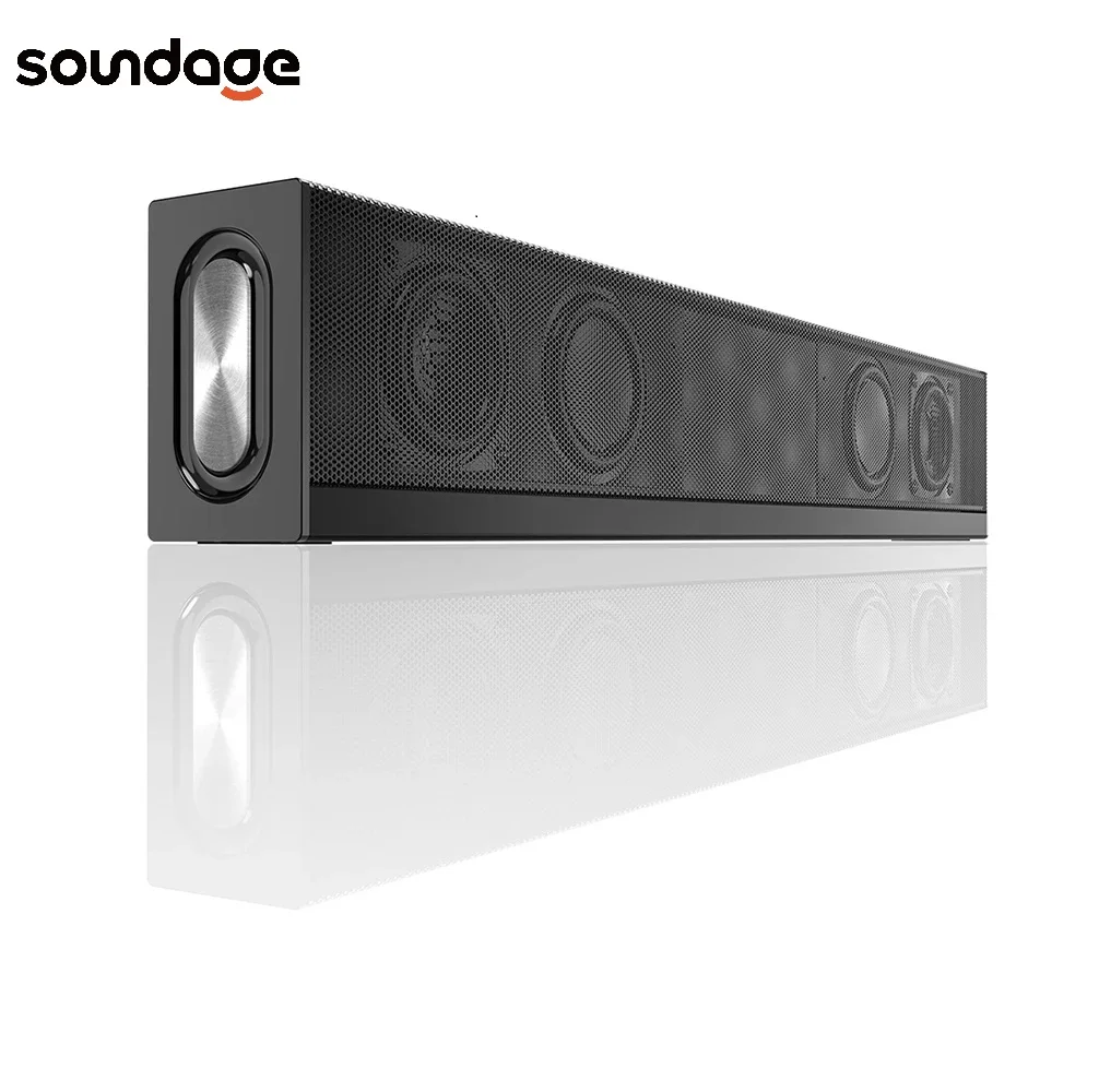 Soundage 20W Bluetooth Speaker Portable 3D Stereo Subwoofer Loudspeaker TV Home Theater support Audio TF Card