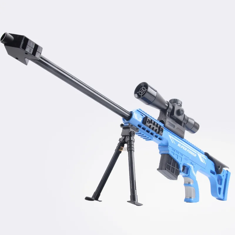 Мягкая резиновая пулевая винтовка Barrett игрушечное оружие безопасные стрельбы из