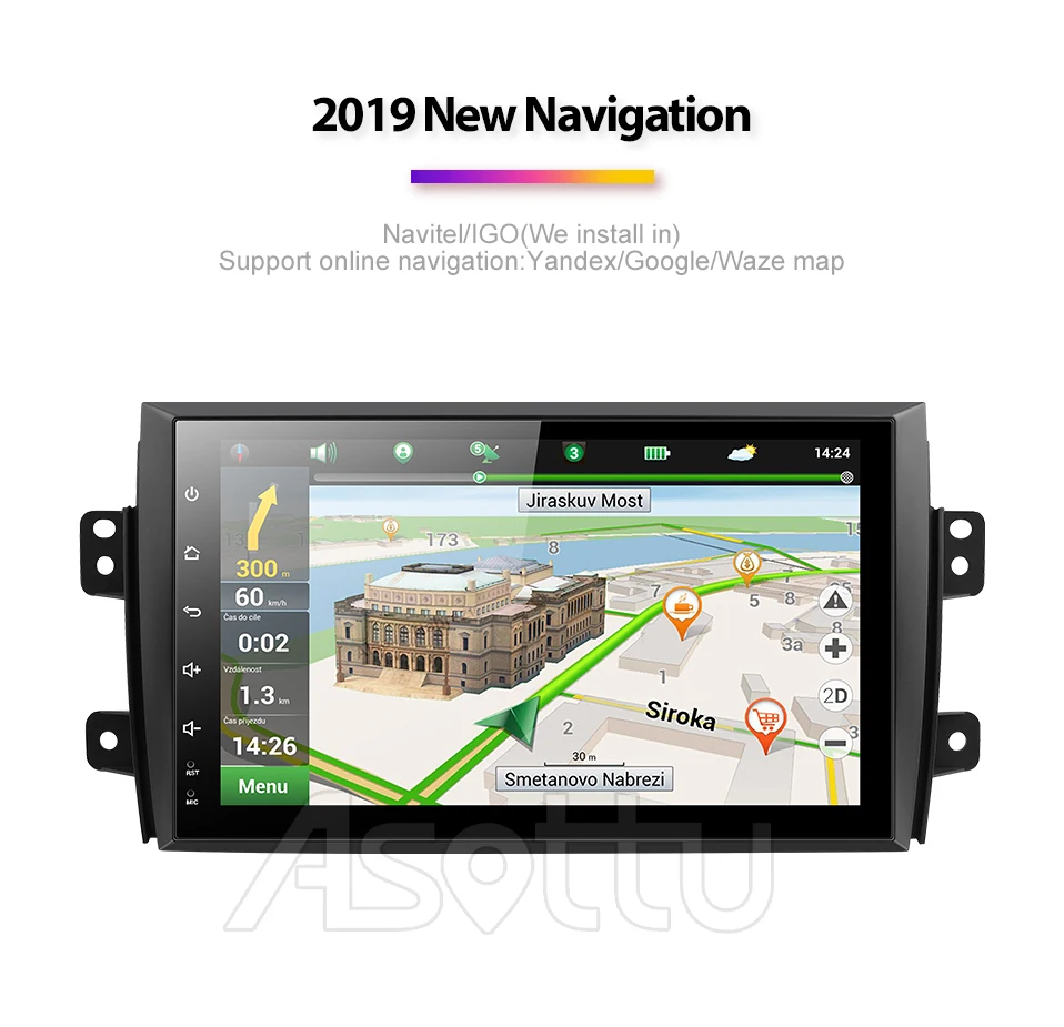Asottu CTY9060 PX30 автомобильный dvd gps 9,0 для Suzuki SX4 3g wifi gps навигация автомобильный Радио Видео Аудио плеер автомобильный стерео 2 din gps