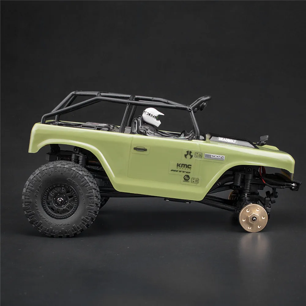 

2pcs/set Brass Wheel Counterweight Balance Weight for Axial SCX24 90081 RC Crawler Car Upgrade Parts